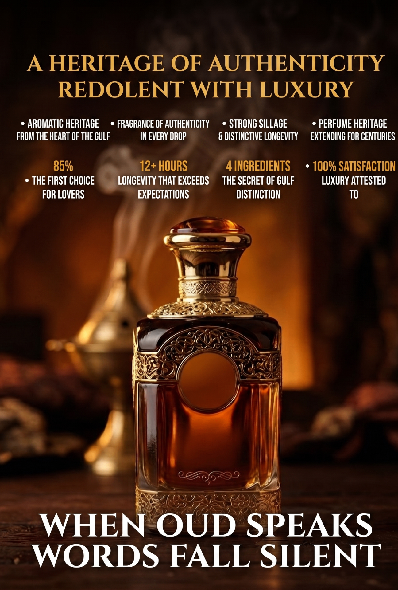 Oud Heritage — هوية عطر فاخر